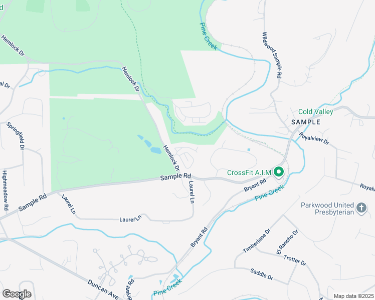 map of restaurants, bars, coffee shops, grocery stores, and more near 4412 Laurel Oak Drive in Hampton Township