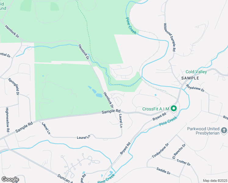 map of restaurants, bars, coffee shops, grocery stores, and more near 4435 Laurel Oak Drive in Hampton Township