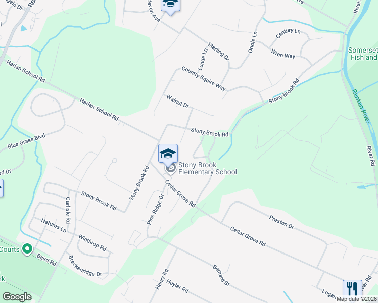 map of restaurants, bars, coffee shops, grocery stores, and more near 3 Locust Avenue in Somerville