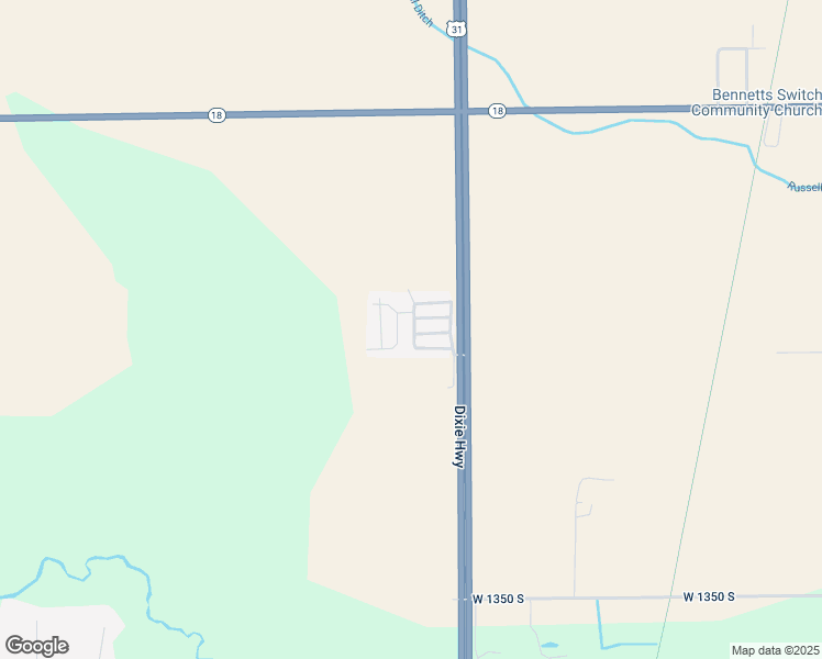 map of restaurants, bars, coffee shops, grocery stores, and more near 12948 U.S. 31 in Kokomo