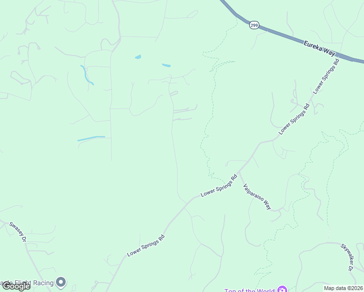 map of restaurants, bars, coffee shops, grocery stores, and more near 10017 Tilton Mine Road in Redding