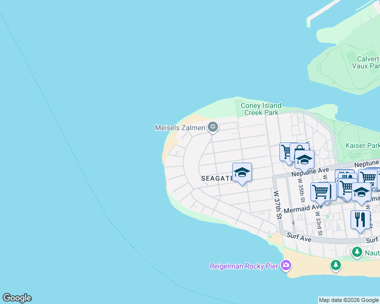map of restaurants, bars, coffee shops, grocery stores, and more near 4208 Manhattan Avenue in Brooklyn