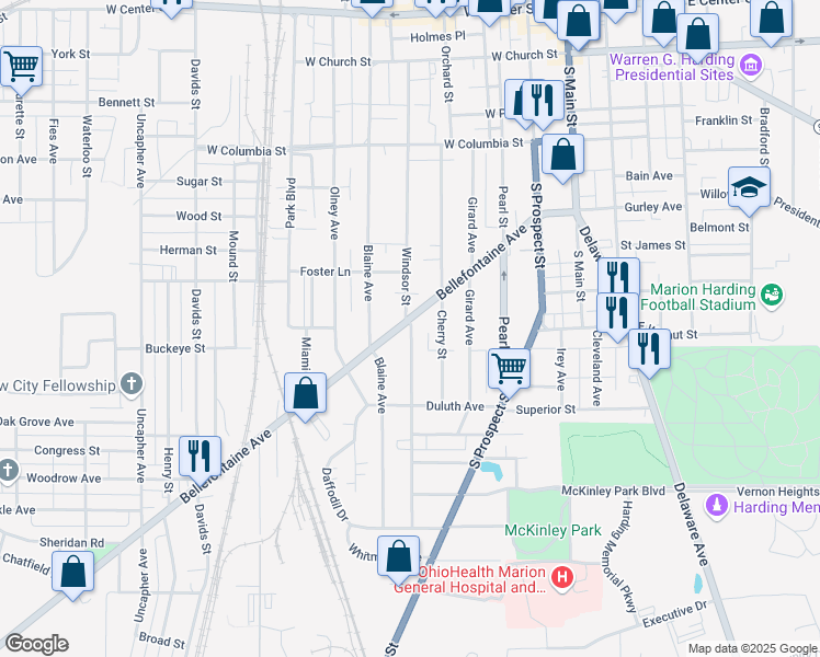409 Bellefontaine Avenue, Marion OH Walk Score