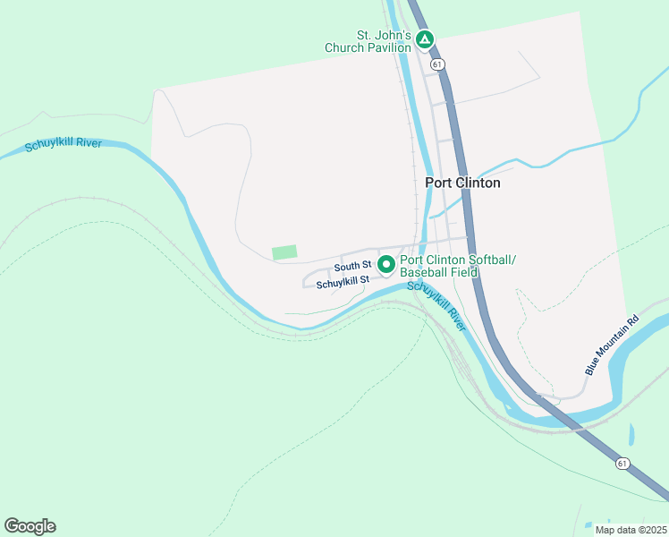 map of restaurants, bars, coffee shops, grocery stores, and more near Port Clinton Avenue in Hamburg