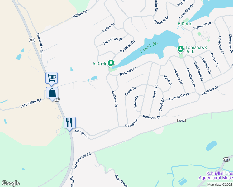map of restaurants, bars, coffee shops, grocery stores, and more near 230 Mohave Drive in Auburn