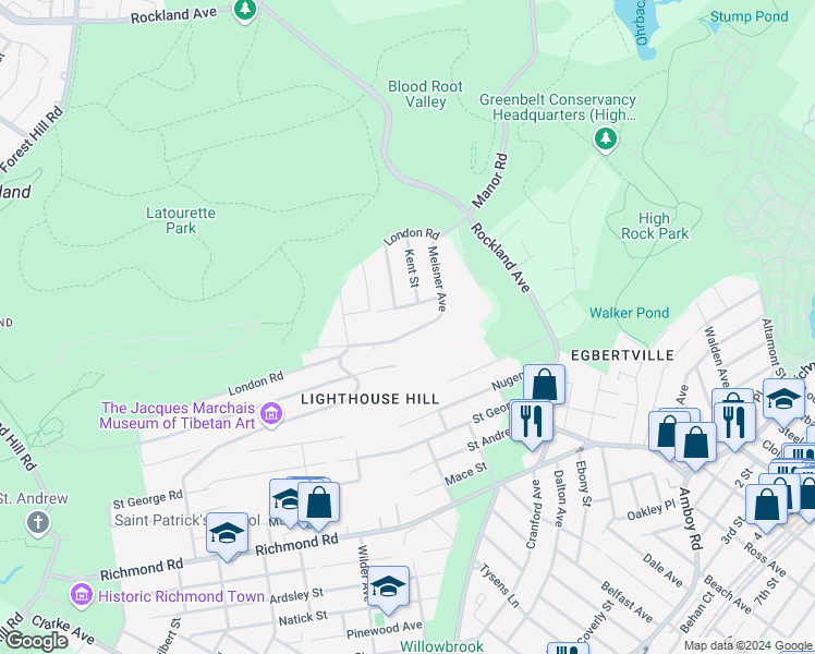 map of restaurants, bars, coffee shops, grocery stores, and more near 185 Meisner Avenue in Staten Island