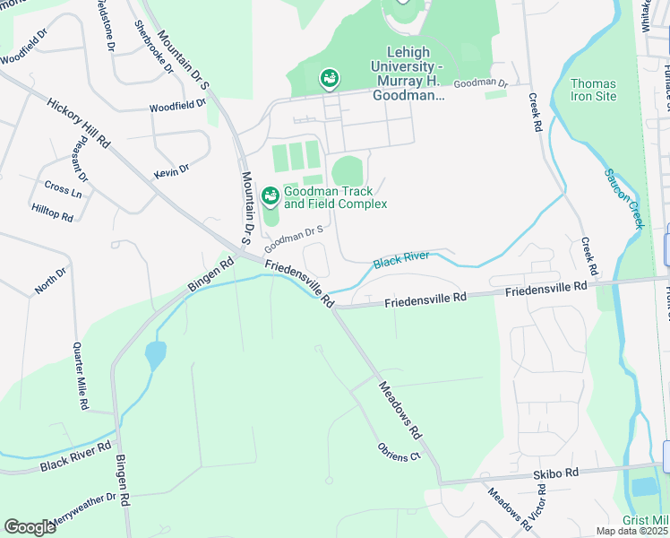 map of restaurants, bars, coffee shops, grocery stores, and more near 1033 Stone Stack Drive in Bethlehem