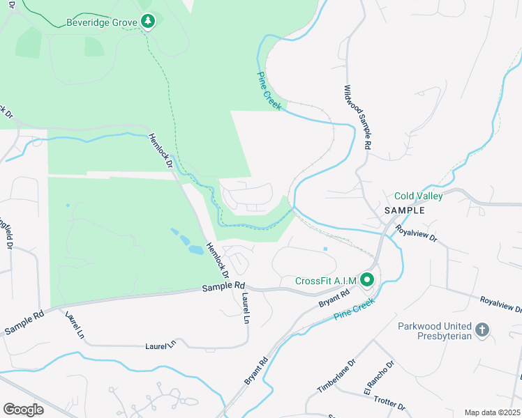 map of restaurants, bars, coffee shops, grocery stores, and more near 4560 Bucktail Drive in Hampton Township