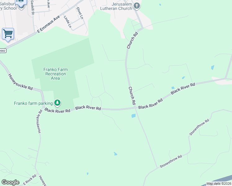 map of restaurants, bars, coffee shops, grocery stores, and more near 2212 Melrose Avenue in Bethlehem