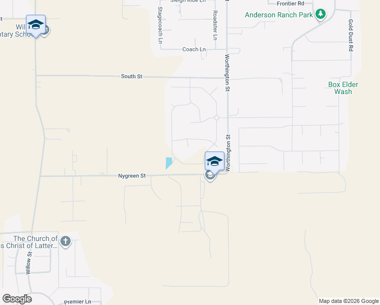 map of restaurants, bars, coffee shops, grocery stores, and more near 642 South Owens Court in Grantsville