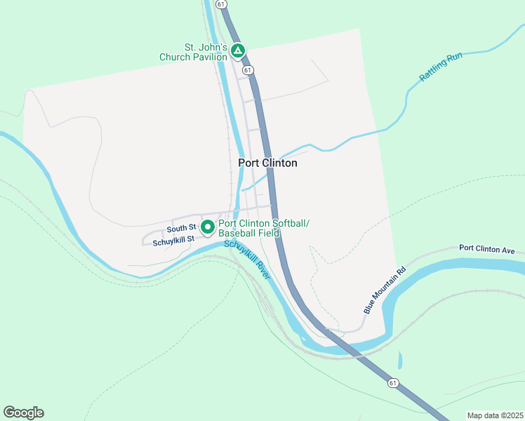 map of restaurants, bars, coffee shops, grocery stores, and more near 2 Penn Street in Port Clinton