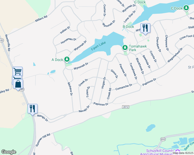map of restaurants, bars, coffee shops, grocery stores, and more near 264 Creek Drive in Auburn