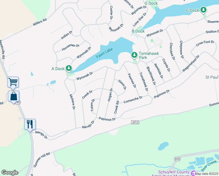 map of restaurants, bars, coffee shops, grocery stores, and more near 280 Hogan Drive in Auburn