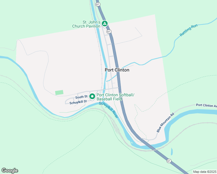map of restaurants, bars, coffee shops, grocery stores, and more near 19 Penn Street in Port Clinton