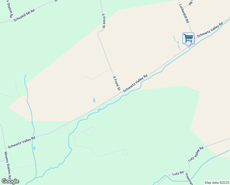 map of restaurants, bars, coffee shops, grocery stores, and more near 552 Schwartz Valley Road in Schuylkill Haven