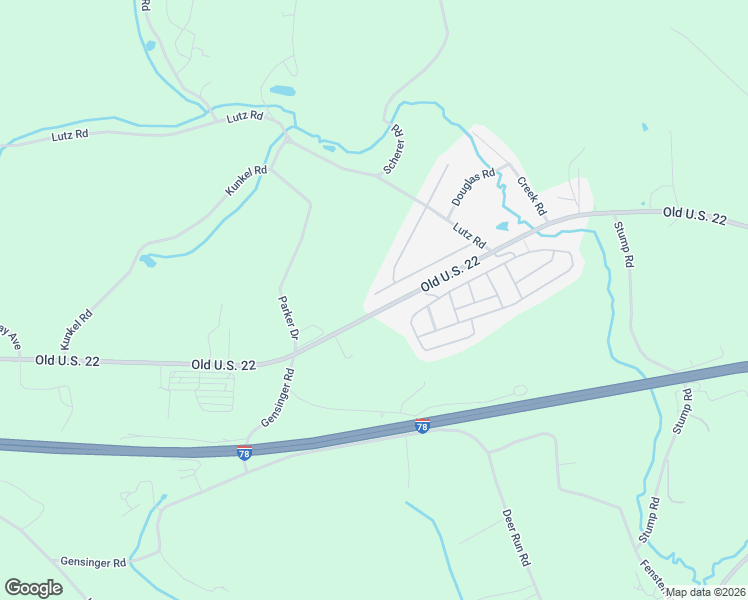 map of restaurants, bars, coffee shops, grocery stores, and more near 27 Daniel Road West in Kutztown