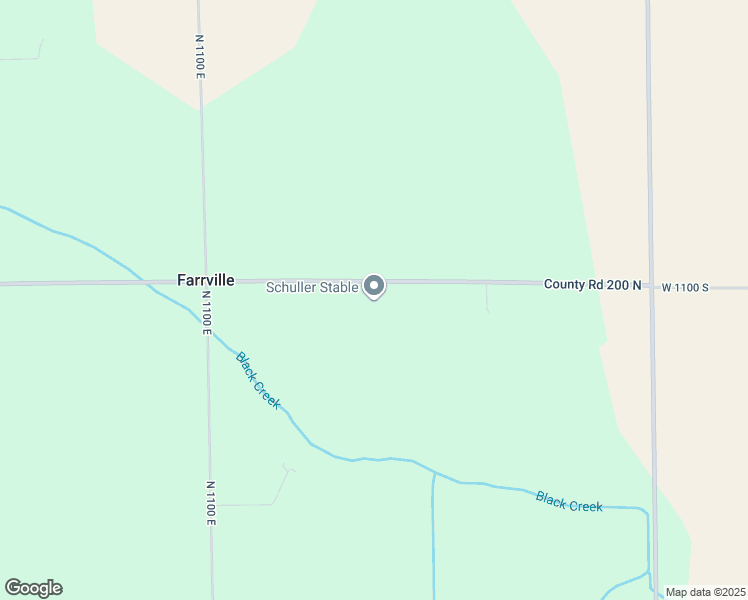 map of restaurants, bars, coffee shops, grocery stores, and more near 11370 East 200 North in Marion