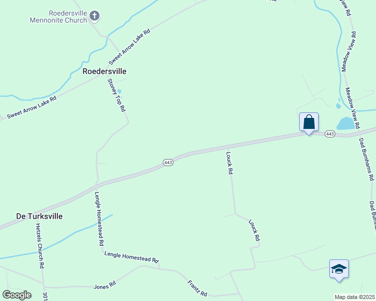 map of restaurants, bars, coffee shops, grocery stores, and more near 831 Deturksville Road in Pine Grove