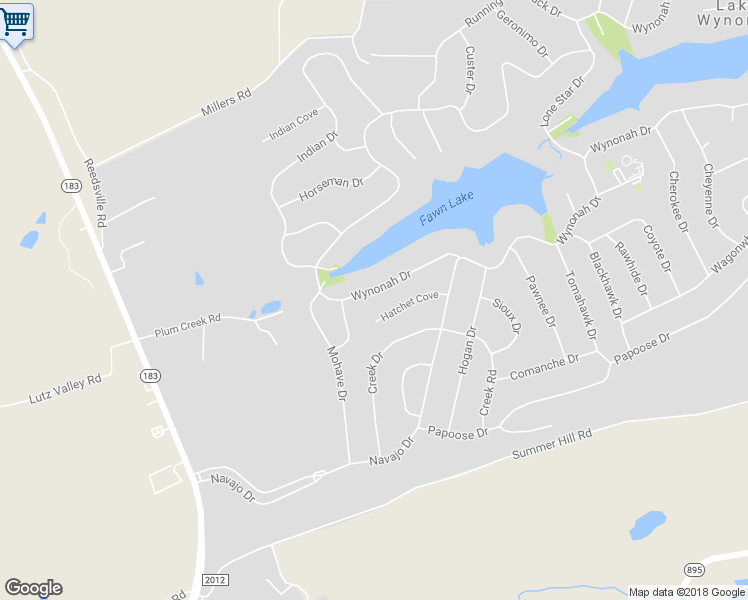 map of restaurants, bars, coffee shops, grocery stores, and more near 220 Wynonah Dr in Auburn