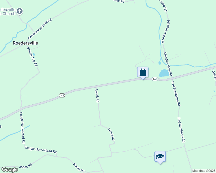 map of restaurants, bars, coffee shops, grocery stores, and more near 880 Deturksville Road in Pine Grove
