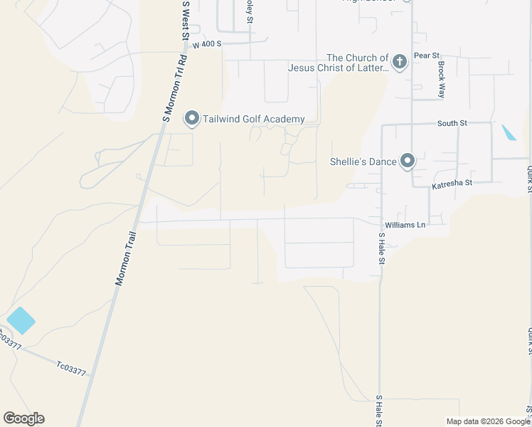 map of restaurants, bars, coffee shops, grocery stores, and more near 278 West Williams Lane in Grantsville