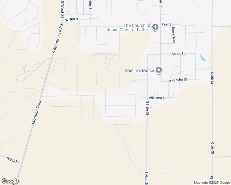 map of restaurants, bars, coffee shops, grocery stores, and more near 214 West Williams Lane in Grantsville