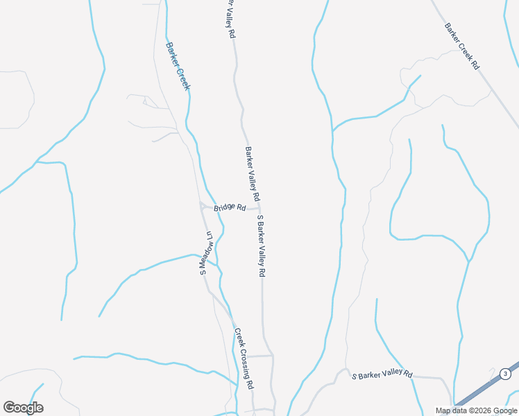 map of restaurants, bars, coffee shops, grocery stores, and more near Barker Valley Road in Hayfork