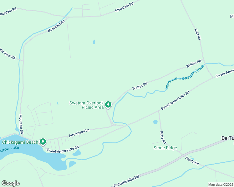 map of restaurants, bars, coffee shops, grocery stores, and more near 61 Wolfes Road in Pine Grove