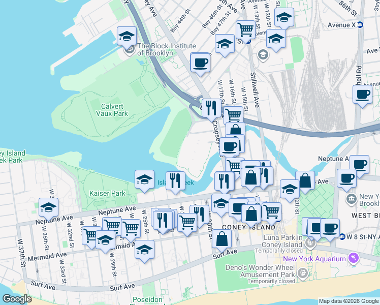 map of restaurants, bars, coffee shops, grocery stores, and more near 9 in Brooklyn