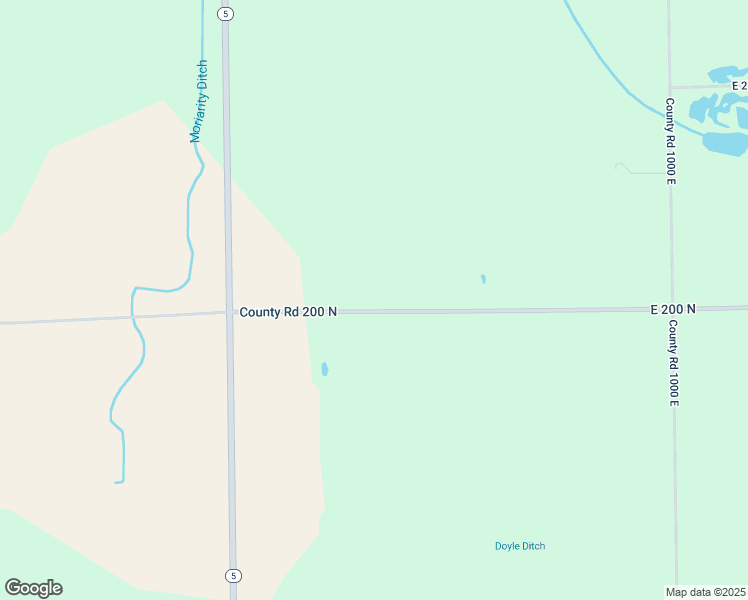 map of restaurants, bars, coffee shops, grocery stores, and more near 9319 East 200 North in Van Buren