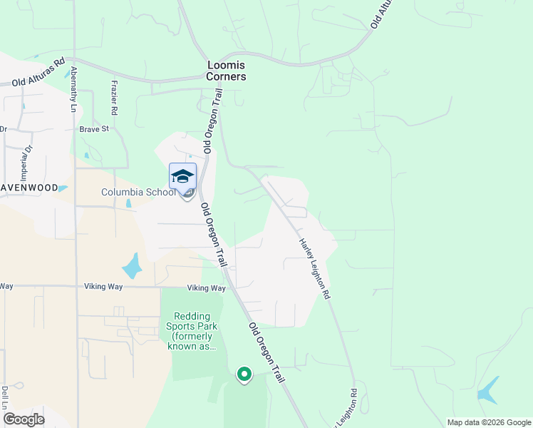 map of restaurants, bars, coffee shops, grocery stores, and more near 10118 Harley Leighton Road in Redding