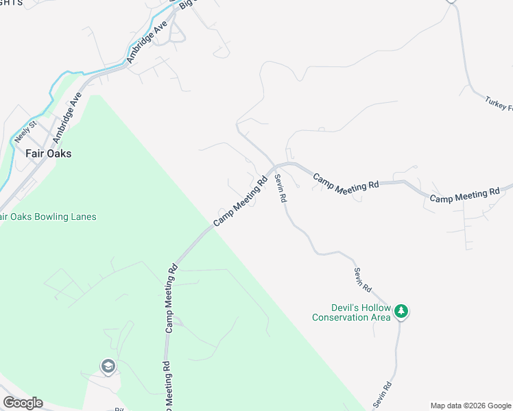 map of restaurants, bars, coffee shops, grocery stores, and more near 720 Camp Meeting Road in Sewickley