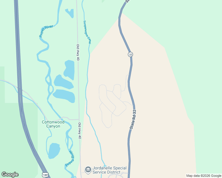 map of restaurants, bars, coffee shops, grocery stores, and more near North State Road 32 in Heber City