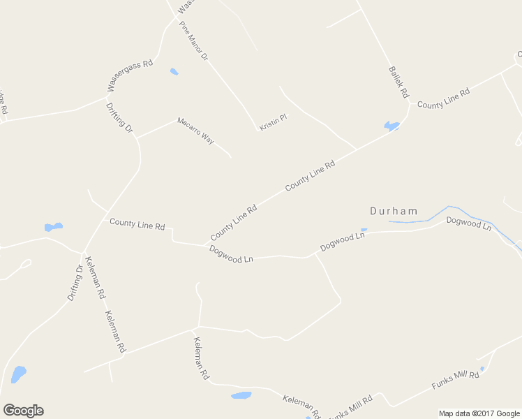 map of restaurants, bars, coffee shops, grocery stores, and more near 2893 County Line Road in Riegelsville