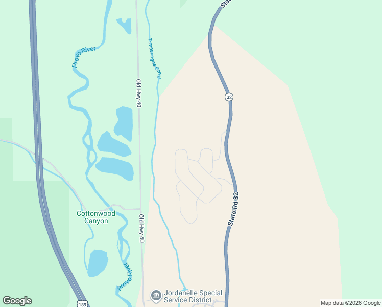 map of restaurants, bars, coffee shops, grocery stores, and more near North State Road 32 in Heber City