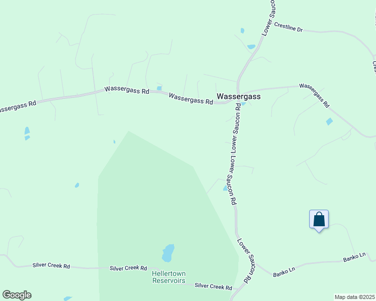 map of restaurants, bars, coffee shops, grocery stores, and more near 3612 Lower Saucon Road in Hellertown
