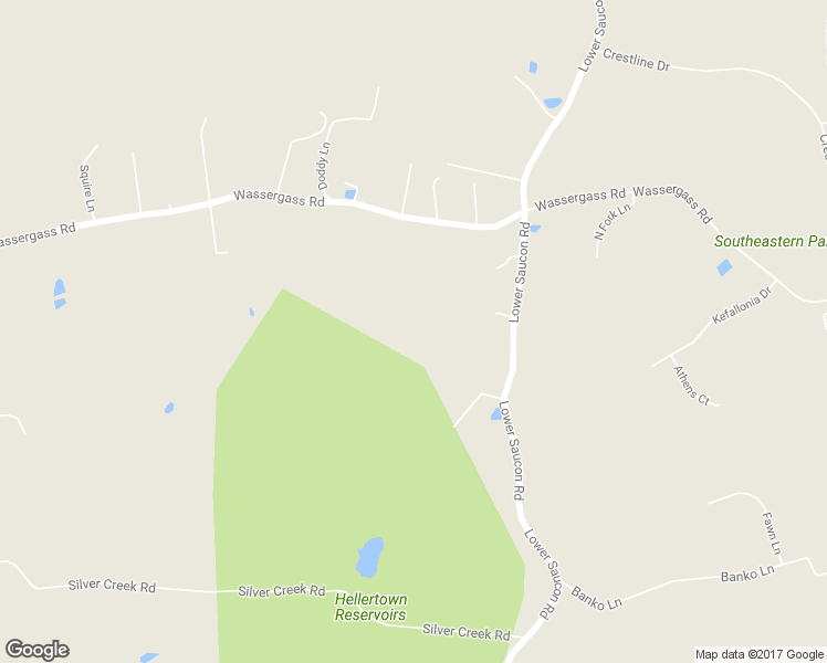 map of restaurants, bars, coffee shops, grocery stores, and more near 3612 Lower Saucon Road in Hellertown