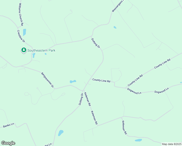 map of restaurants, bars, coffee shops, grocery stores, and more near 3606 Drifting Drive in Hellertown