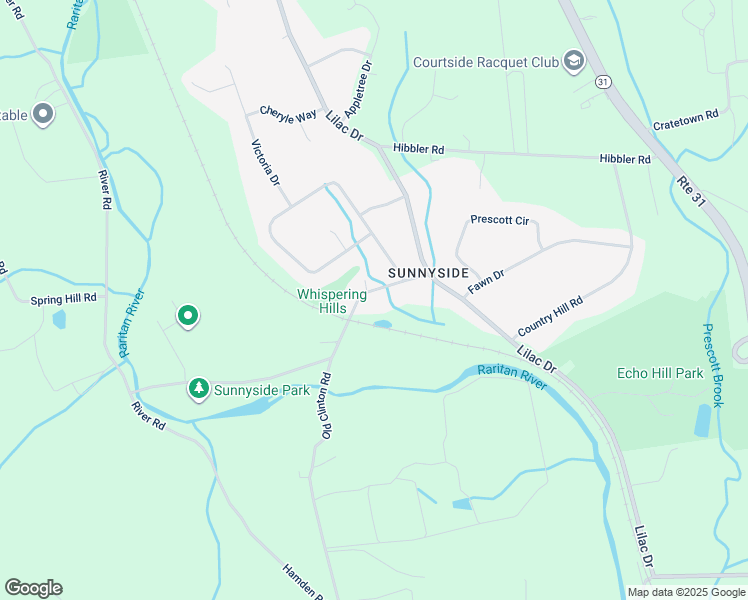 map of restaurants, bars, coffee shops, grocery stores, and more near 9 Kiceniuk Road in Hunterdon County