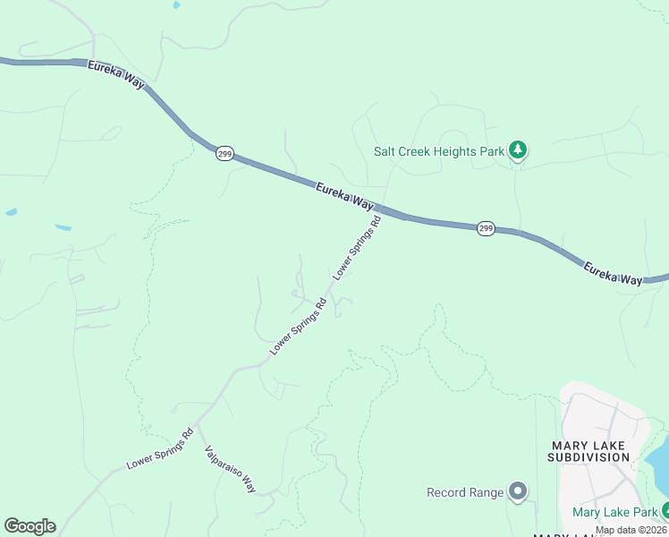 map of restaurants, bars, coffee shops, grocery stores, and more near 16438 Lower Springs Rd in Redding