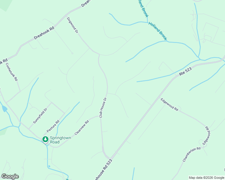 map of restaurants, bars, coffee shops, grocery stores, and more near 1 Overlook Road in Hunterdon County