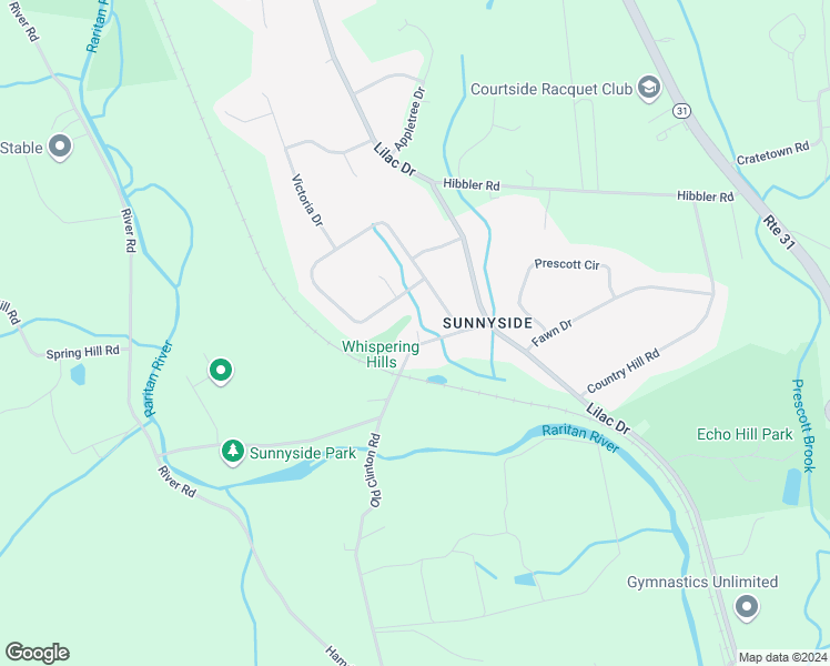 map of restaurants, bars, coffee shops, grocery stores, and more near 9 Kiceniuk Road in Hunterdon County