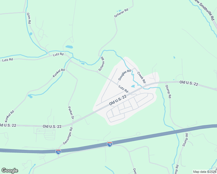 map of restaurants, bars, coffee shops, grocery stores, and more near 7 Daniel Road West in Kutztown