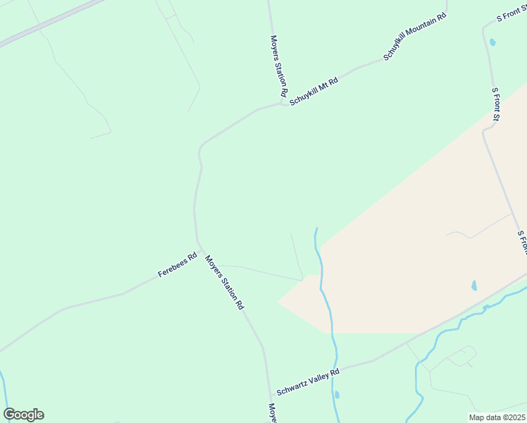 map of restaurants, bars, coffee shops, grocery stores, and more near 91 Nagles Road in Pine Grove