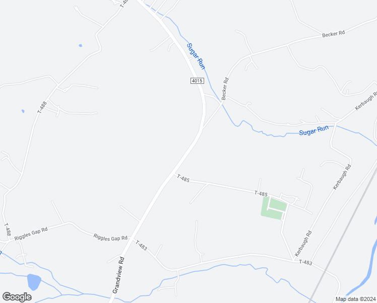 map of restaurants, bars, coffee shops, grocery stores, and more near 413 Grandview Road in Tyrone