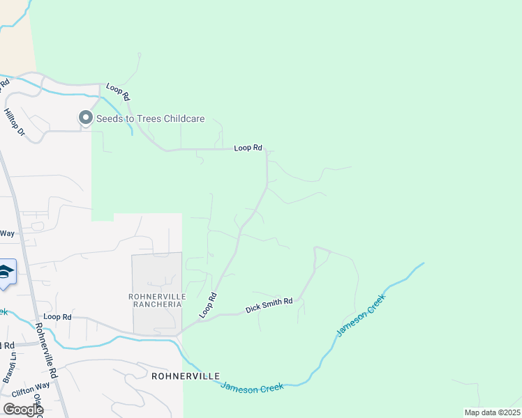 map of restaurants, bars, coffee shops, grocery stores, and more near 2650 Loop Road in Fortuna
