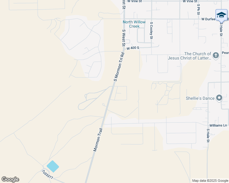 map of restaurants, bars, coffee shops, grocery stores, and more near 528 South Street in Grantsville