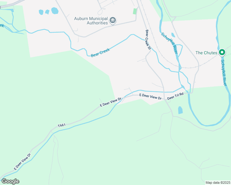 map of restaurants, bars, coffee shops, grocery stores, and more near 421 East Deer View Drive in Auburn