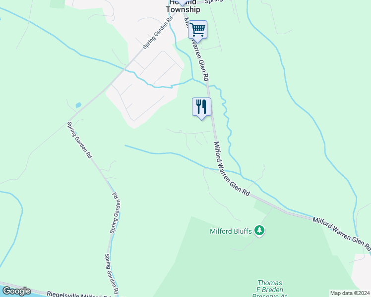 map of restaurants, bars, coffee shops, grocery stores, and more near 804 Swift Drive in Milford