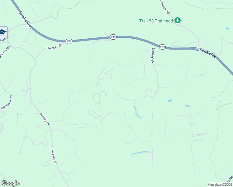 map of restaurants, bars, coffee shops, grocery stores, and more near 10255 Carrousel Drive in Redding